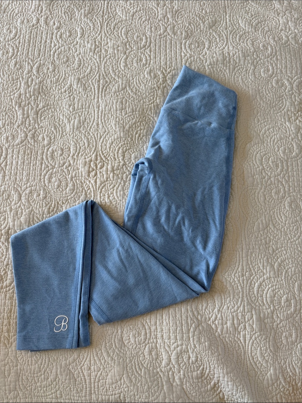 Bombshell Dusty Blue Leggings Scrunch Butt